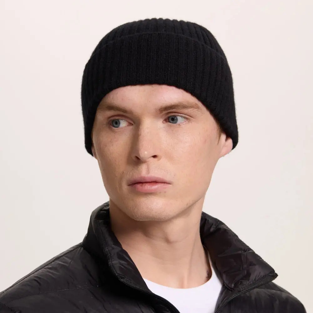 Blank Cuffed 100% Merino Wool Seamless Beanie Wholesale - 1224
