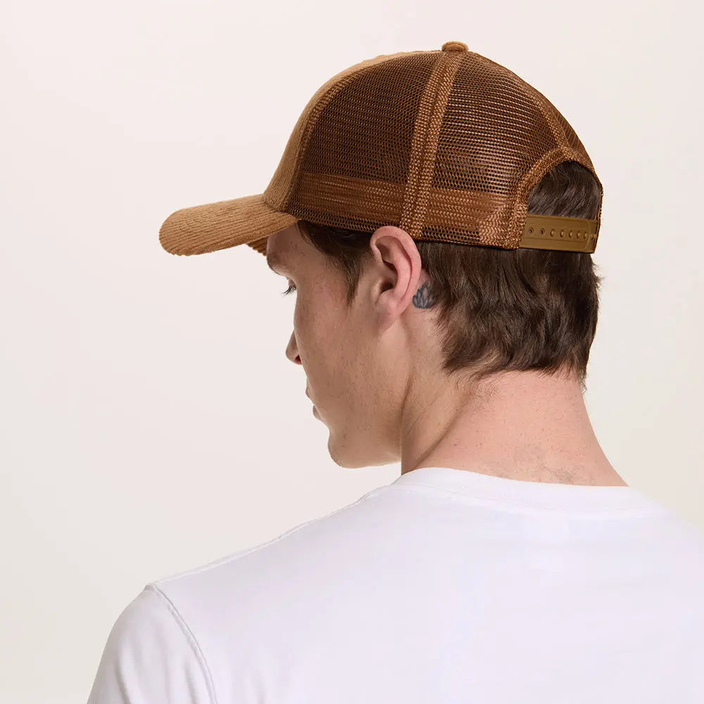Blank 5 Panel Corduroy Trucker Hats Wholesale - 5129