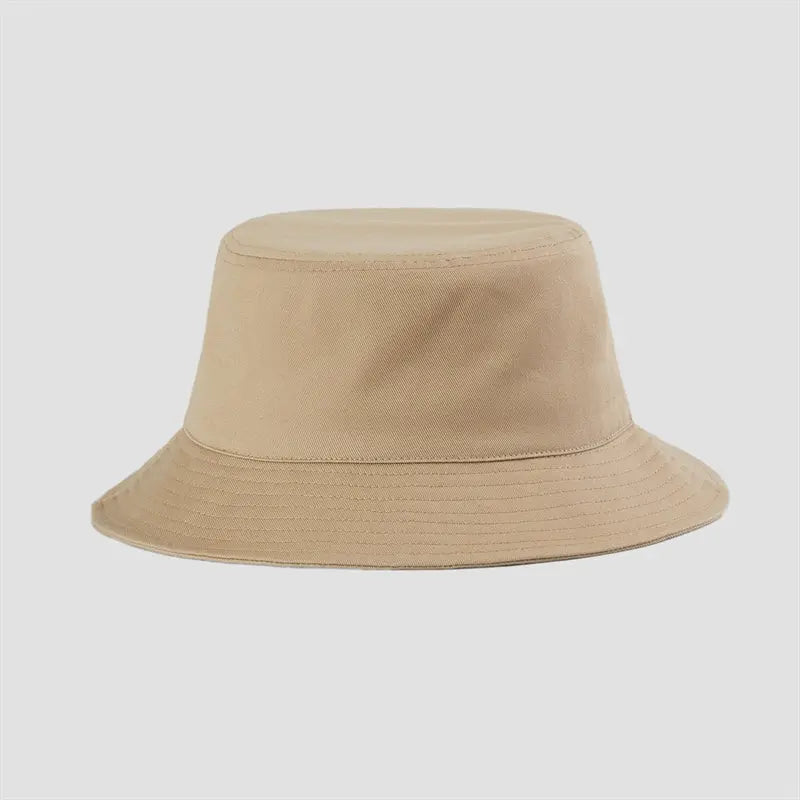 114 - Wholesale Blank Wide Brim Cotton Bucket Hat