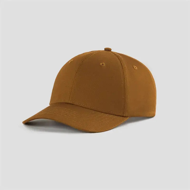 Blank 6 Panel Mid Profile Structured Baseball Cap Wholesale - 6166