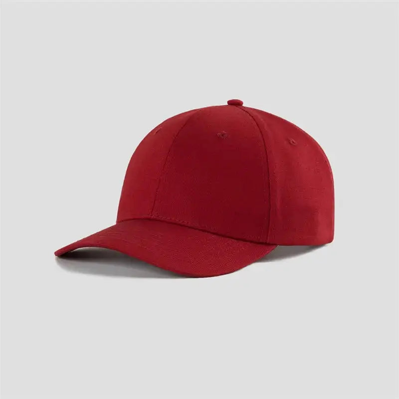 Blank 6 Panel Mid Profile Structured Baseball Cap Wholesale - 6166