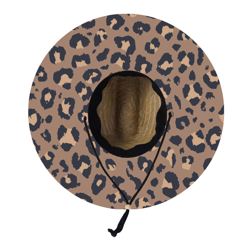 Straw Lifeguard Sun Hat Wholesale - Blank and Under Brim