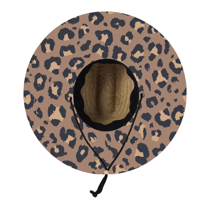 Straw Lifeguard Sun Hat Wholesale - Blank and Under Brim