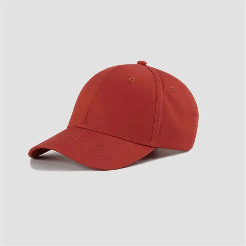 Blank 6 Panel Mid Profile Structured Baseball Cap Wholesale - 6166