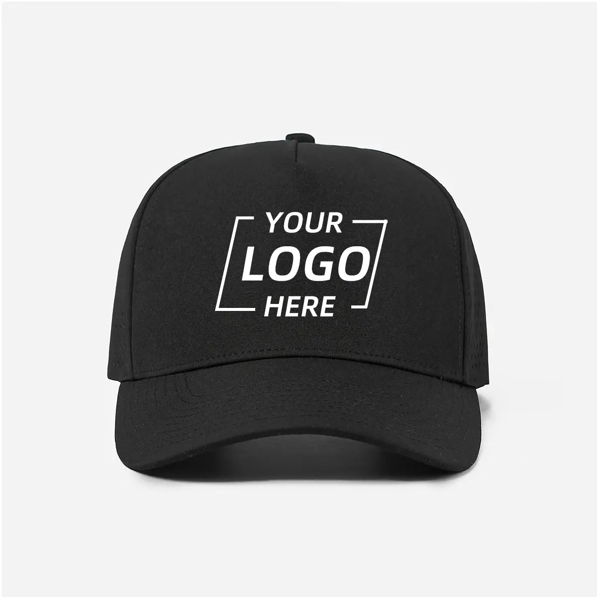 Blank Perforated 5 Panel Performance Snapback Golf Hat Wholesale - 6526 (Recycled) Foremost Hat