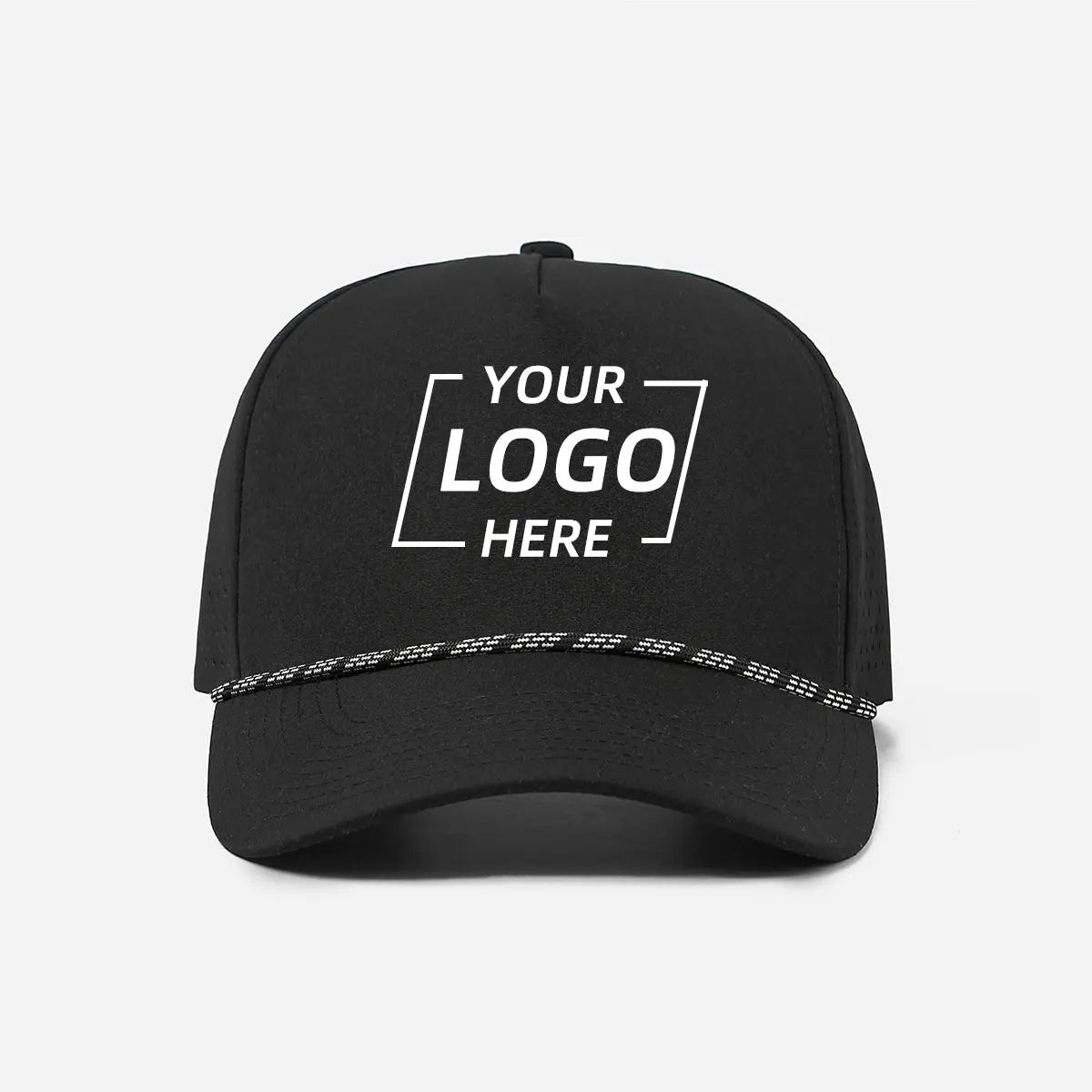 Blank & Custom 5 Panel Laser Performance Golf Rope Hat Wholesale - 6526P Foremost Hat