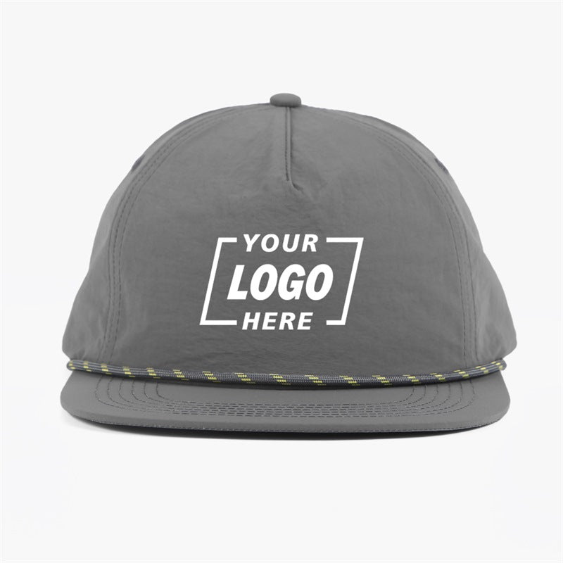 Blank 5 Panel Nylon Rope Snapback Cap Wholesale - 6712P