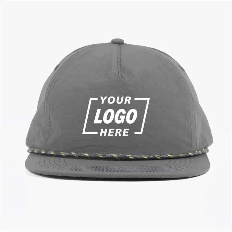 Blank 5 Panel Nylon Rope Snapback Cap Wholesale - 6712P
