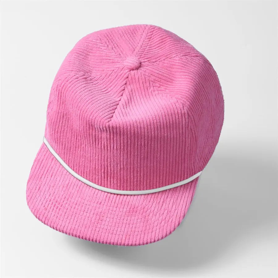 Blank 5 Panel Corduroy Rope Snapback Hat Wholesale - 5123P