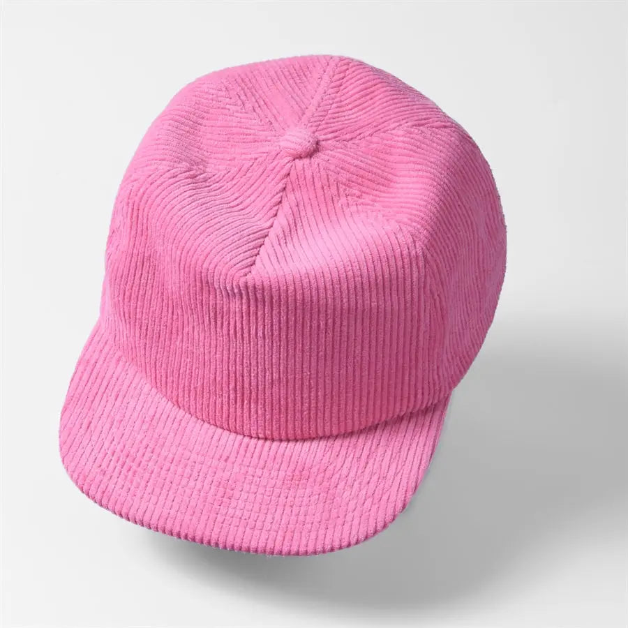 Blank 5 Panel Corduroy Snapback Hat Wholesale - 5123