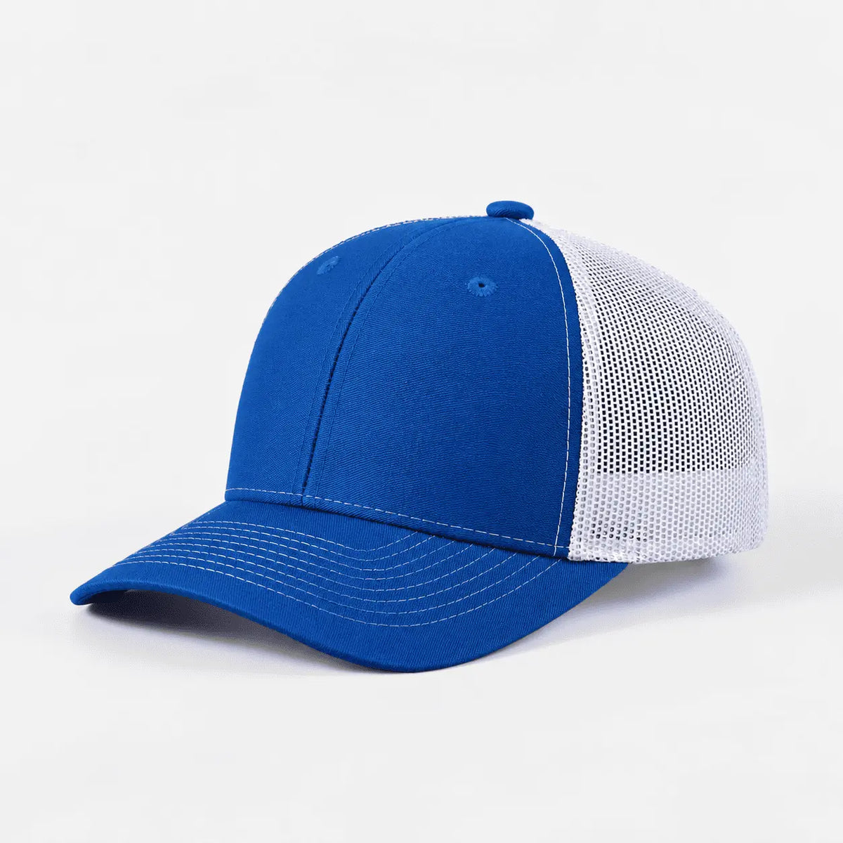 Blank & Custom 6 Panel Mid Profile Structured Trucker Hat Wholesale - 7018 Foremost Hat