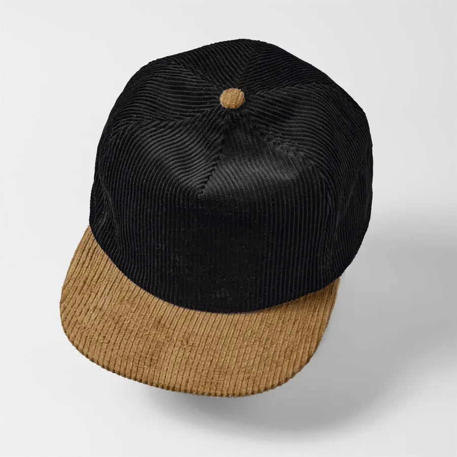 Blank 5 Panel Corduroy Snapback Hat Wholesale - 5123