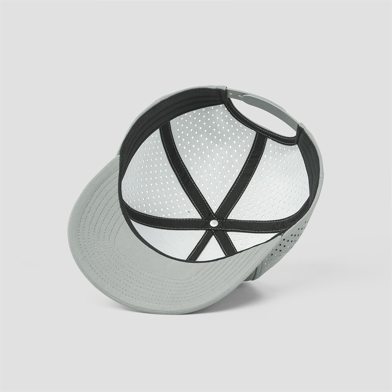 Blank Laser Perforated 5 Panel Performance Snapback Hat Wholesale - 6526
