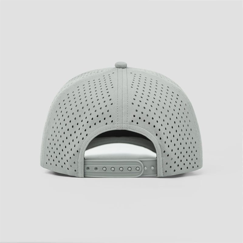 Blank Laser Perforated 5 Panel Performance Snapback Hat Wholesale - 6526