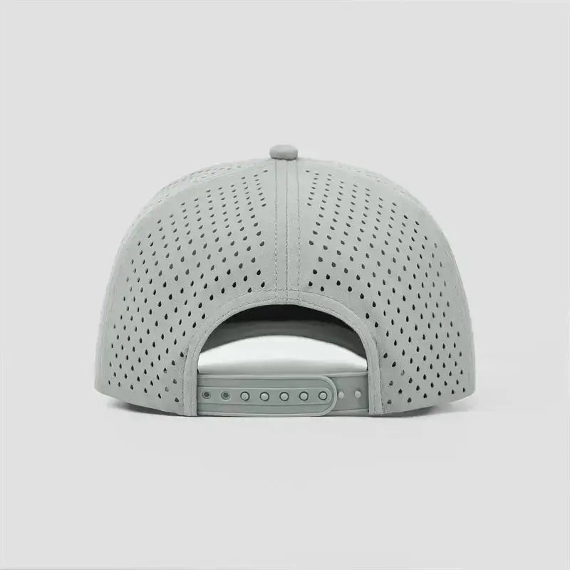 Blank Laser Perforated 5 Panel Performance Snapback Hat Wholesale - 6526
