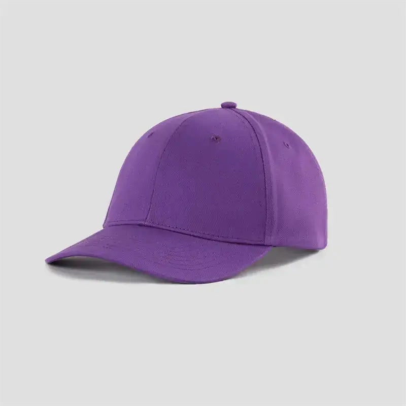 Blank 6 Panel Mid Profile Structured Baseball Cap Wholesale - 6166