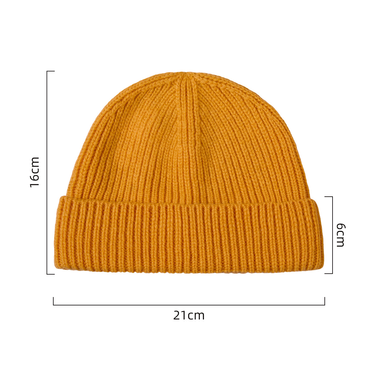 Blank 100% Merino Wool Short Fisherman Beanie Wholesale - 1281 Foremost Hat