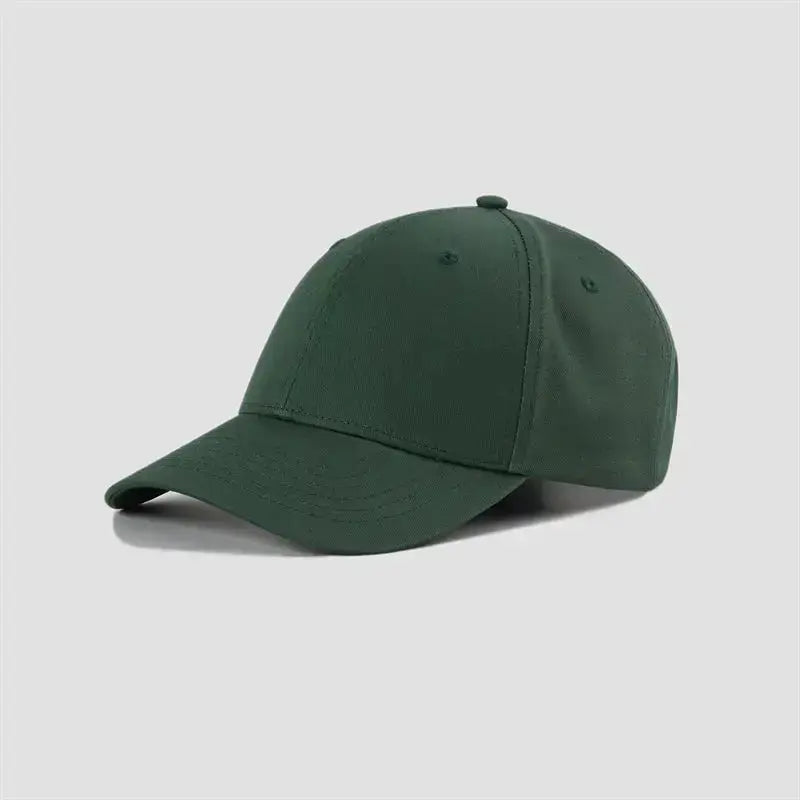 Blank 6 Panel Mid Profile Structured Baseball Cap Wholesale - 6166