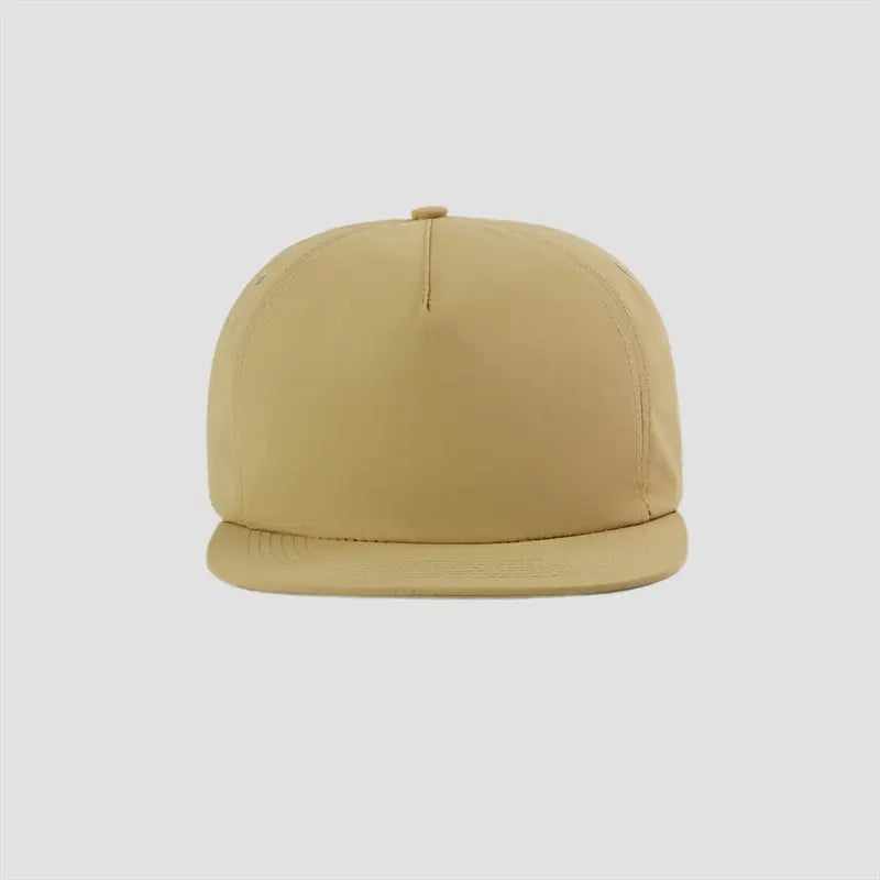 Blank 5 Panel Nylon Unstructured Snapback Camper Hat - 6712