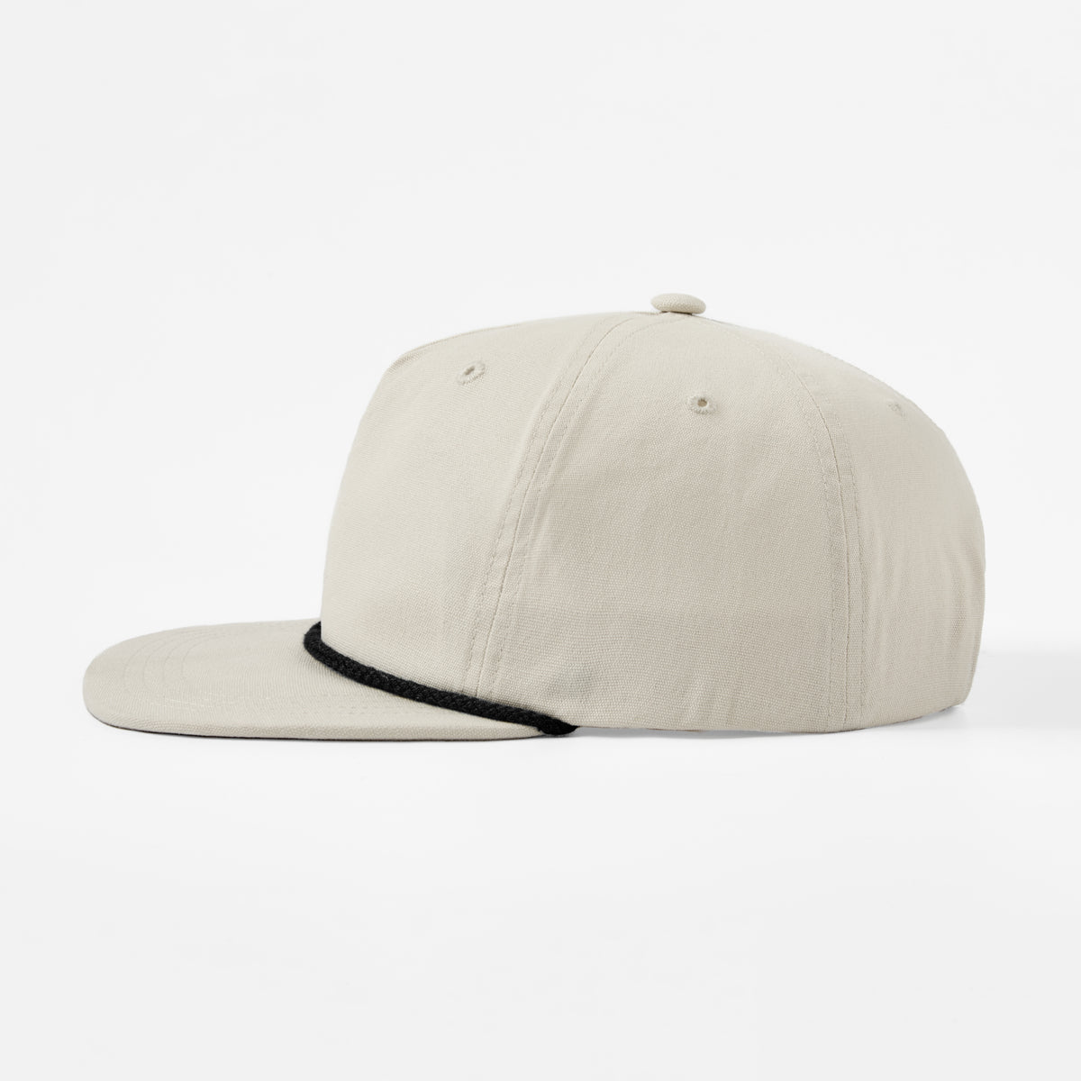 Blank 5 Panel Organic Cotton Unstructured Snapback Hat - 5442