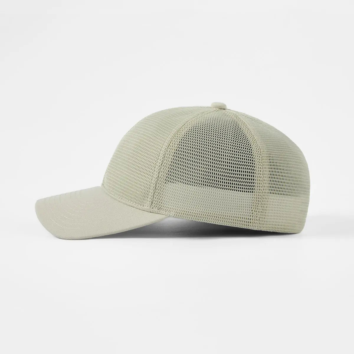 Blank Full Mesh 6 Panel Fitted Baseball Cap Wholesale - 6478 (Recycled) Foremost Hat - Wholesale & Custom Hats