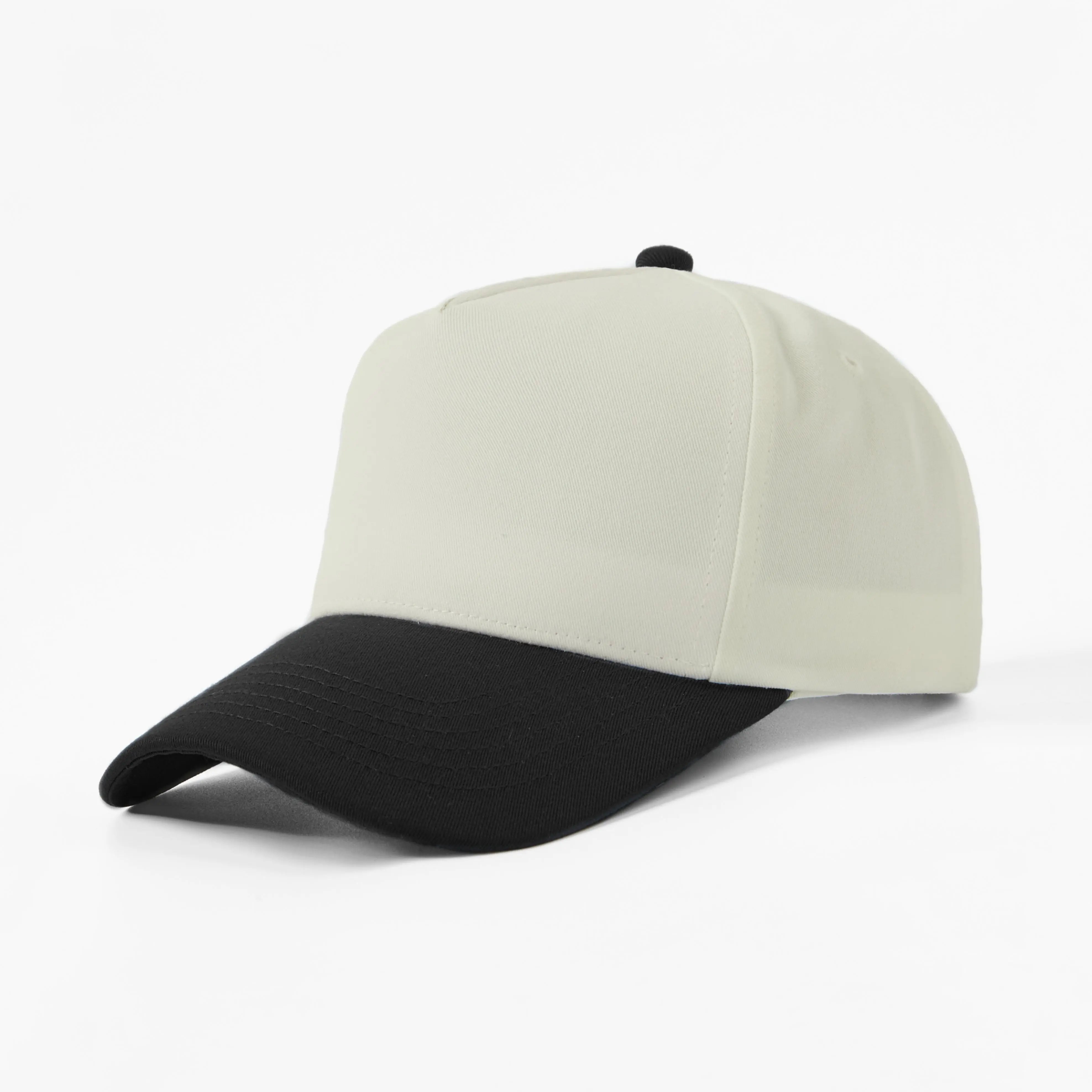Blank 5 Panel Structured Baseball Cap Wholesale (Recycled Polyester) - 5462 Foremost Hat