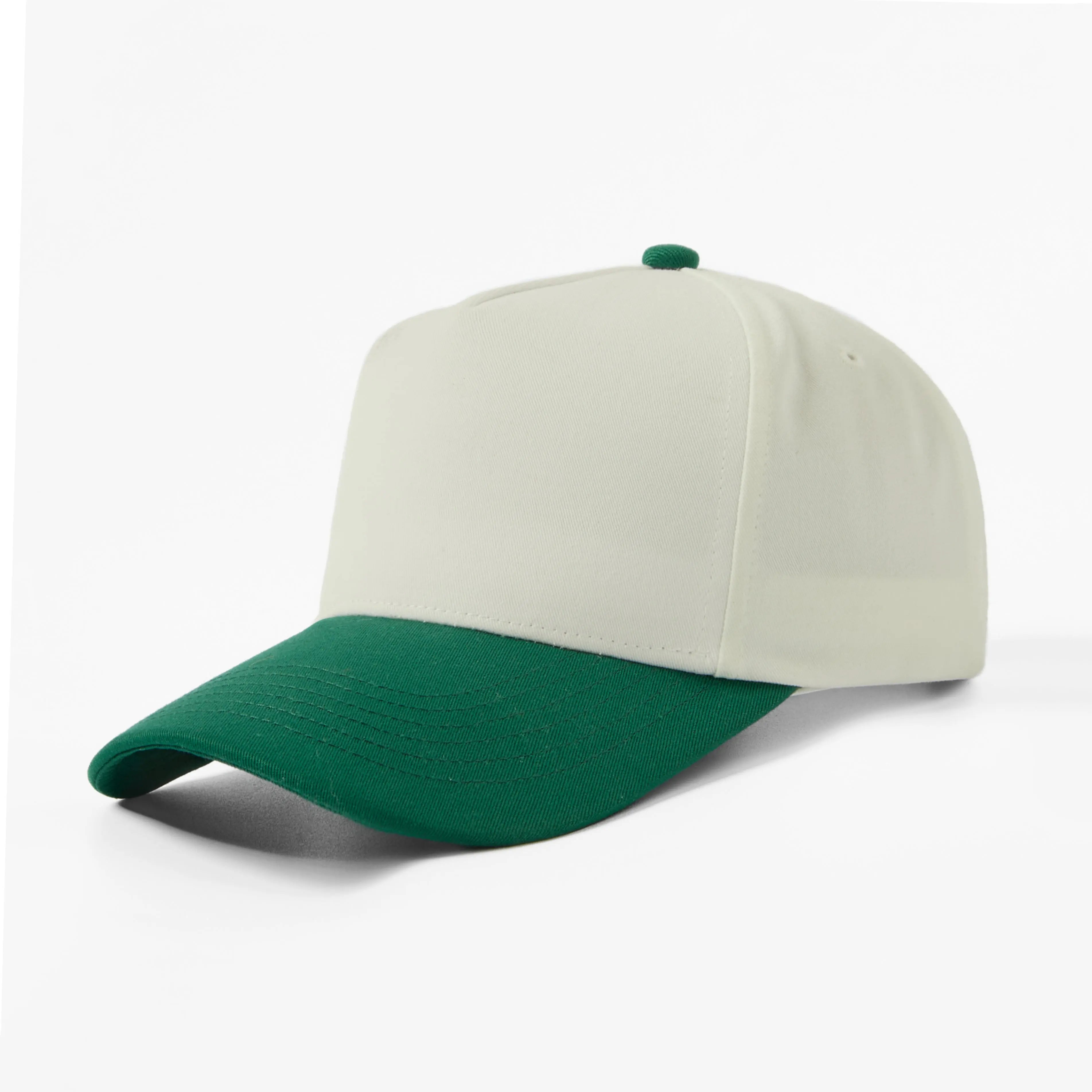 Blank 5 Panel Structured Baseball Cap Wholesale (Recycled Polyester) - 5462 Foremost Hat