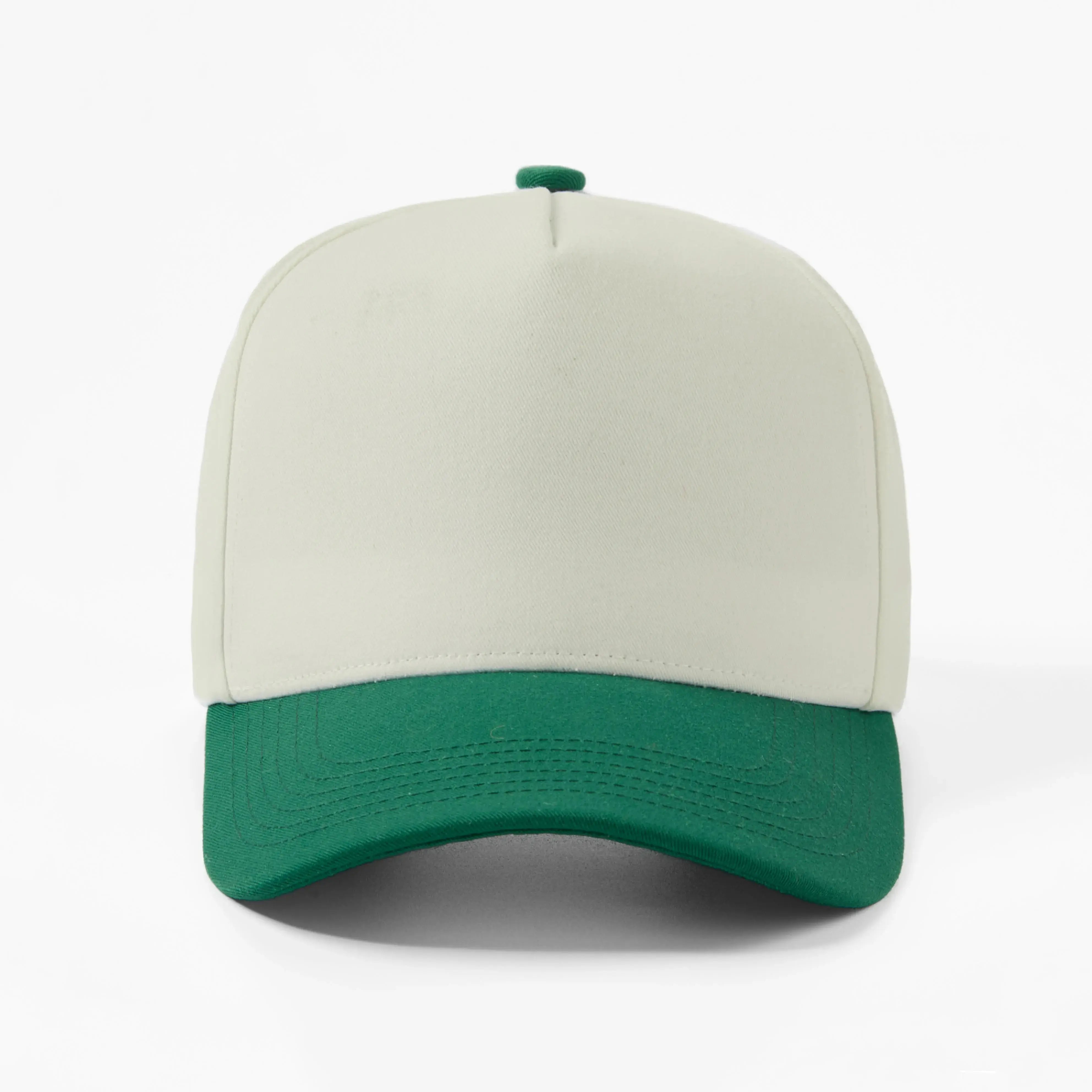 Blank 5 Panel Structured Baseball Cap Wholesale (Recycled) - 5462 Foremost Hat