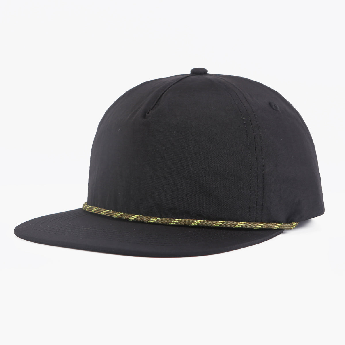 Blank 5 Panel Nylon Rope Snapback Cap Wholesale - 6712P