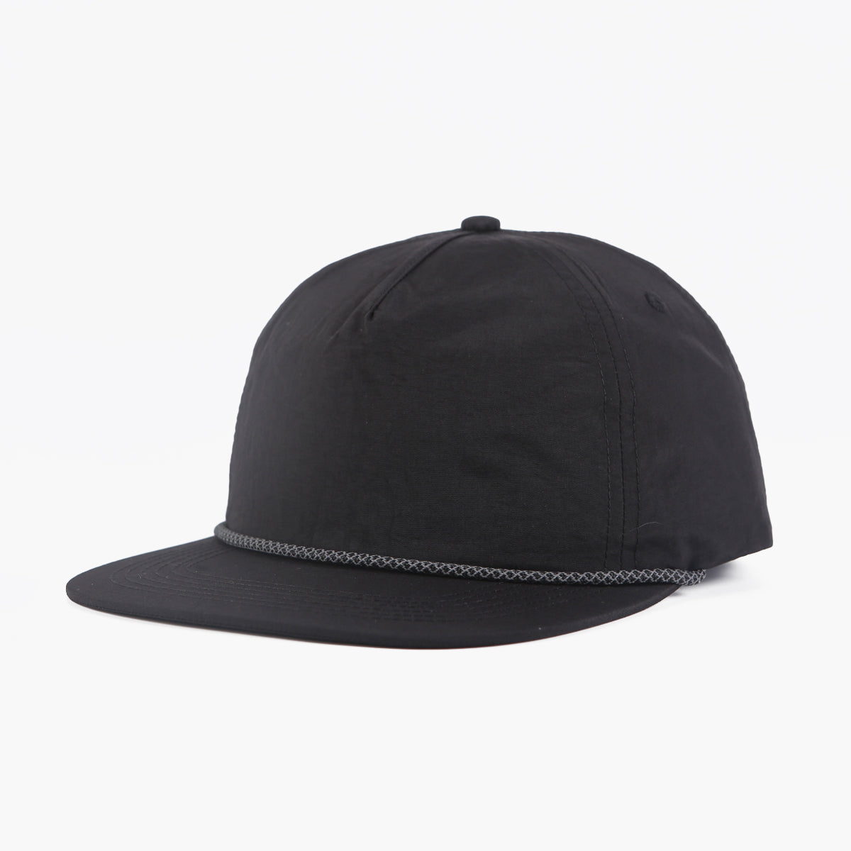Blank 5 Panel Nylon Rope Snapback Cap Wholesale - 6712P