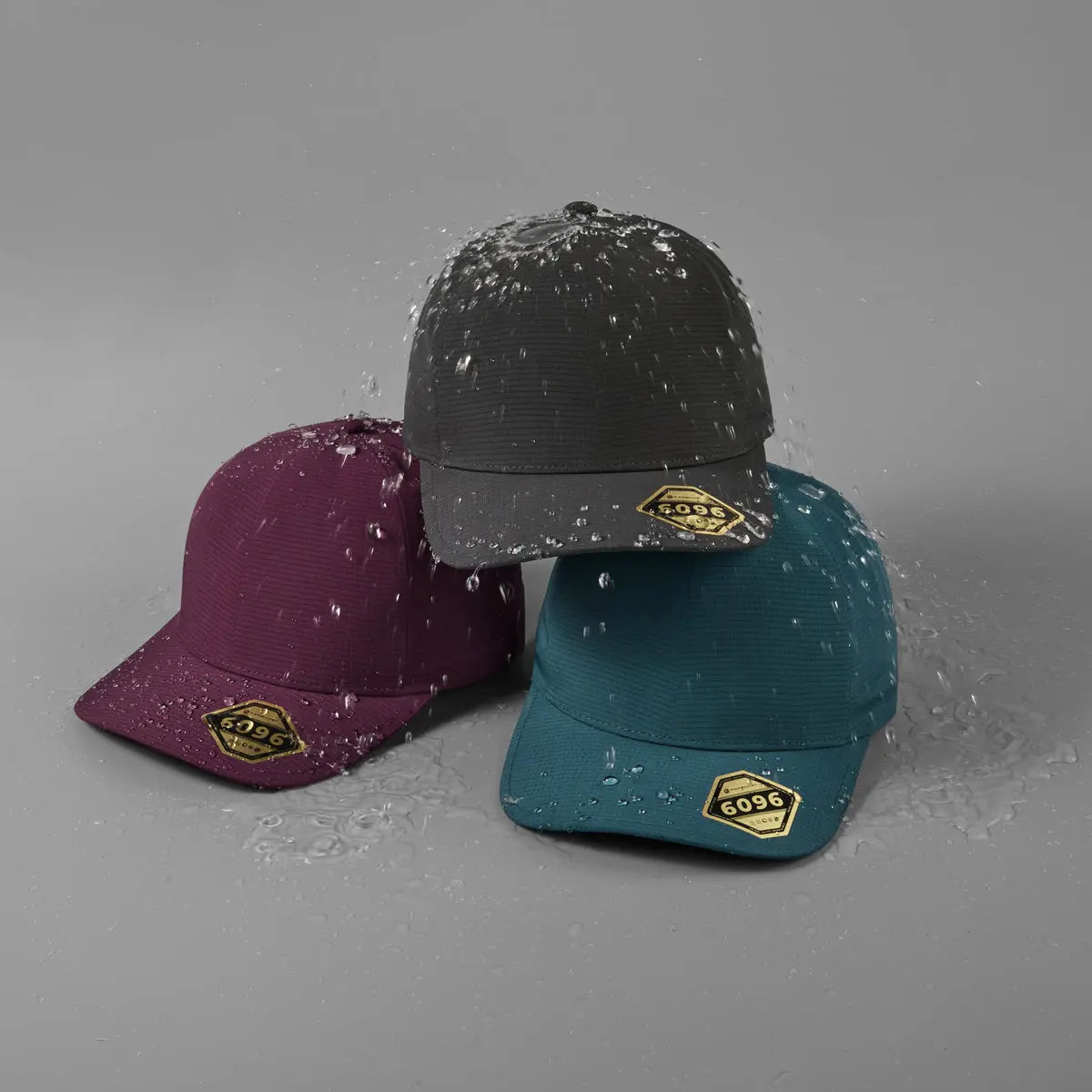 Blank Recycled Water Repellent Seamless Performance Fitted Cap Wholesale - 6096