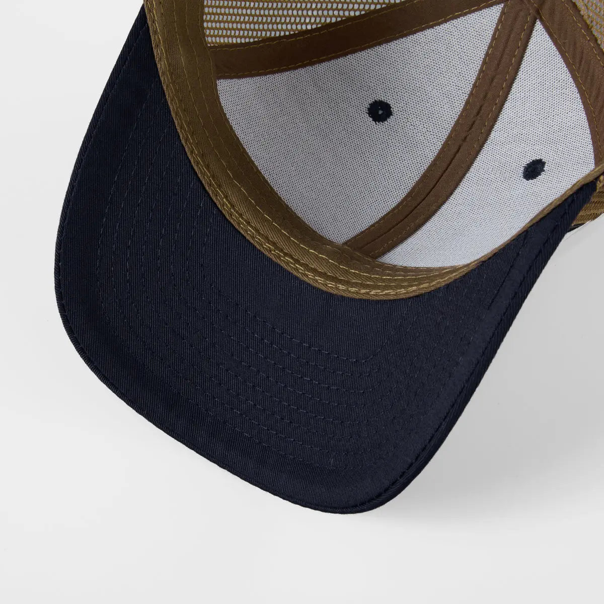 Wholesale Blank 6 Panel Mid Profile Structured Trucker Hat - 7018 Foremost Hat