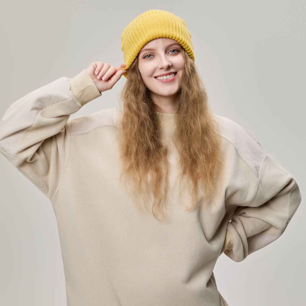 Blank Wool Waffle Knit Beanie Wholesale - 1263