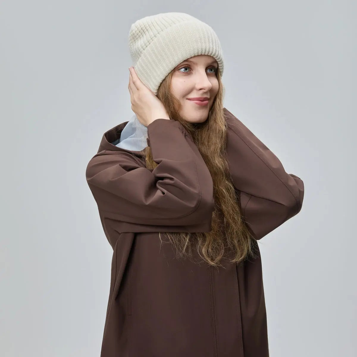 Blank Wool Waffle Knit Beanie Wholesale - 1263
