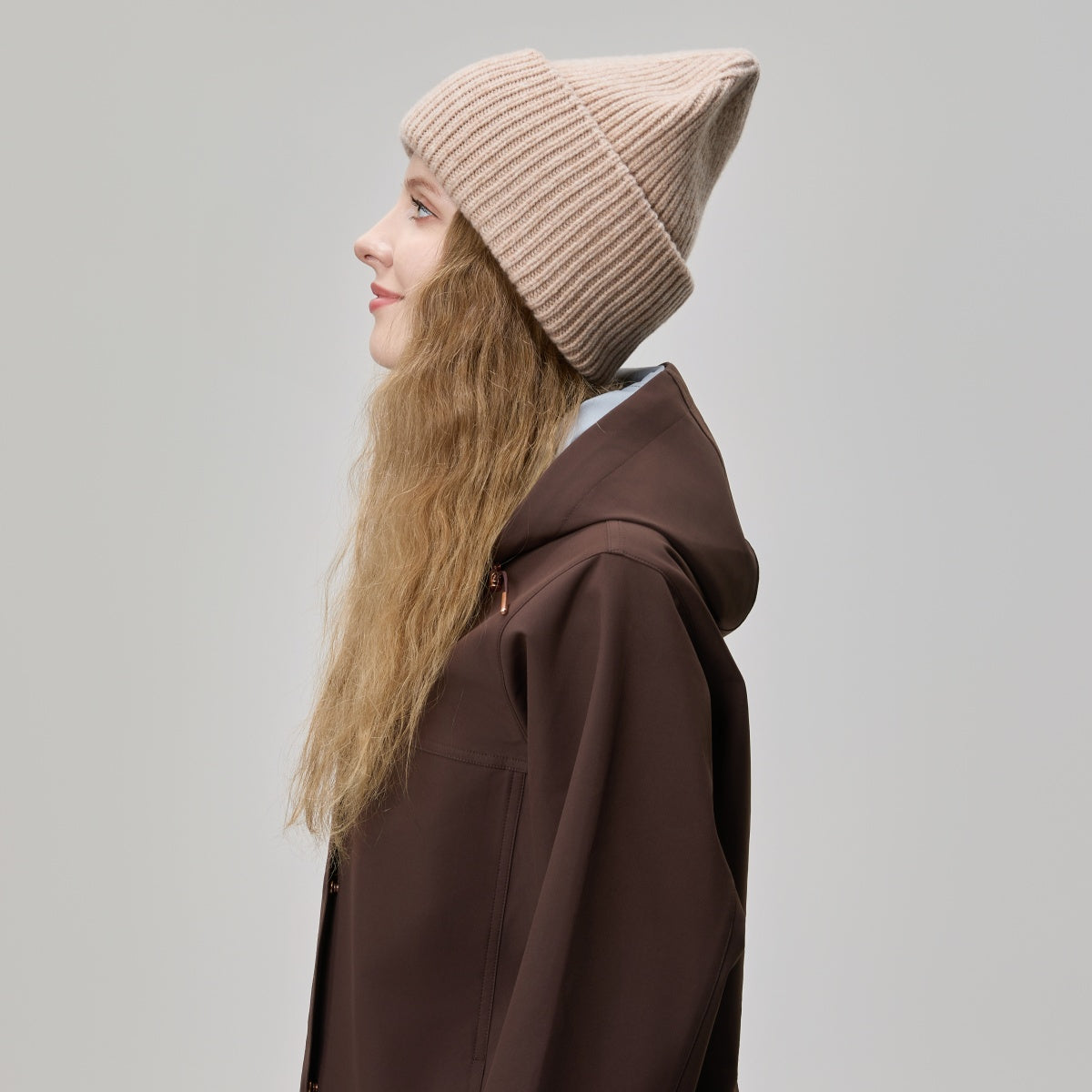 Blank High Cuffed Merino Wool Beanies - 1338