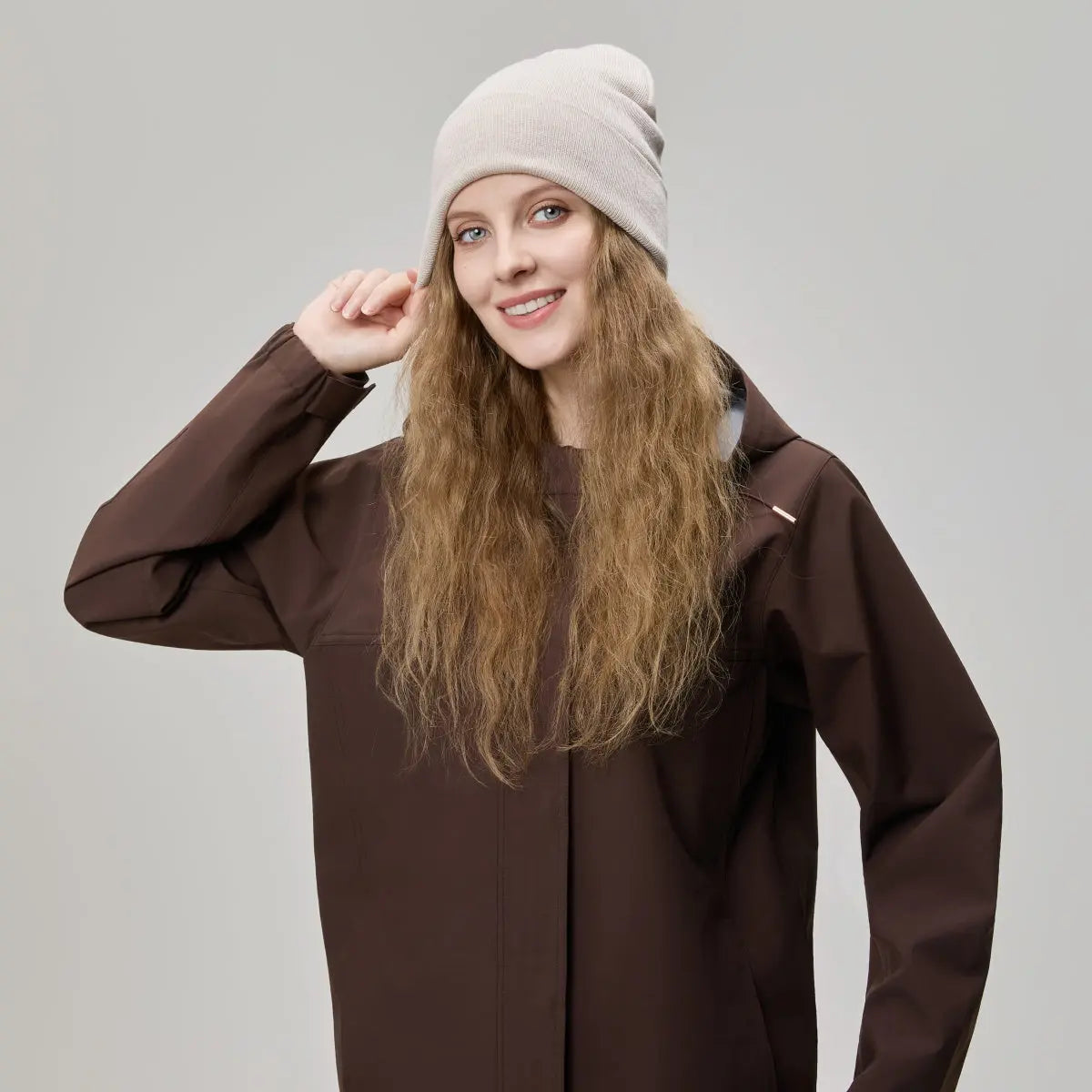 Blank Cuffed Wool Blend Beanie Wholesale - 1149