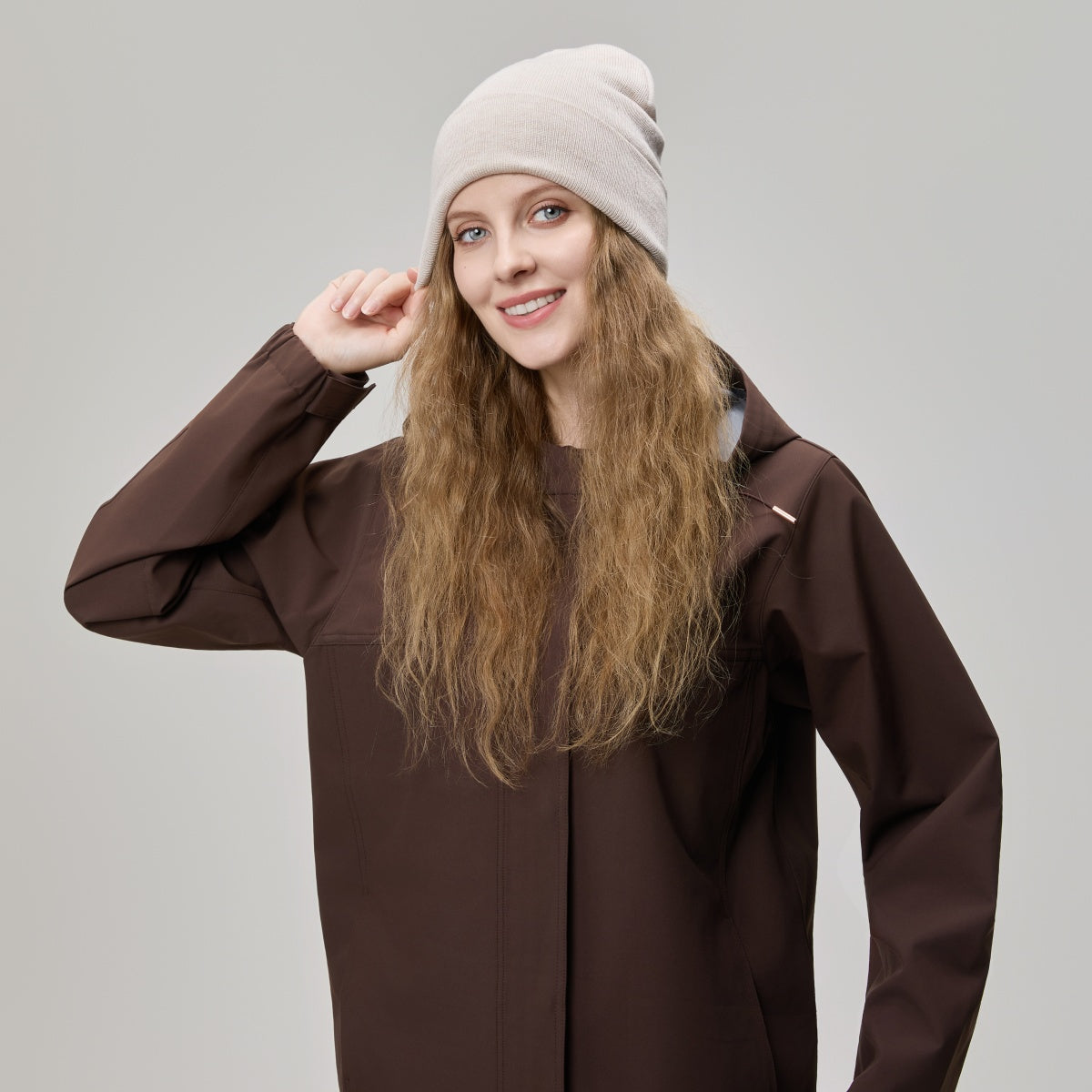 Blank Cuffed Wool Blend Beanie Wholesale - 1149