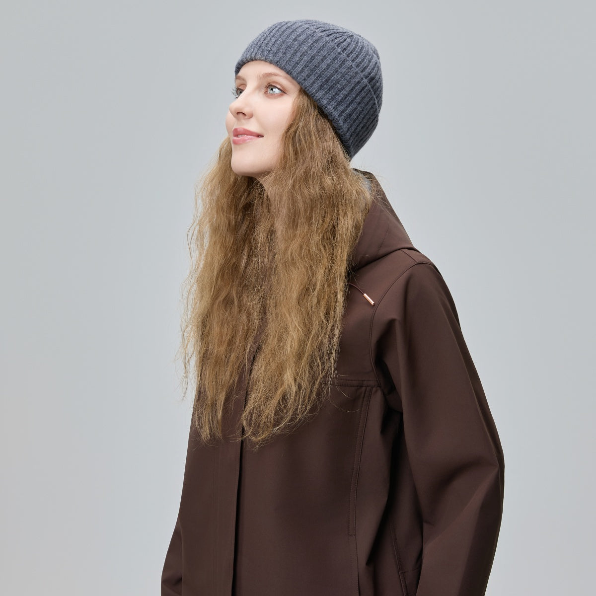 Blank Cuffed 100% Merino Wool Seamless Beanie Wholesale - 1224