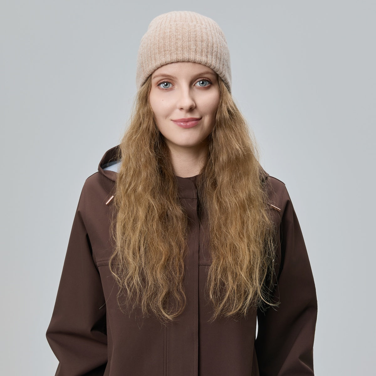 Blank Cuffed 100% Merino Wool Seamless Beanie Wholesale - 1224