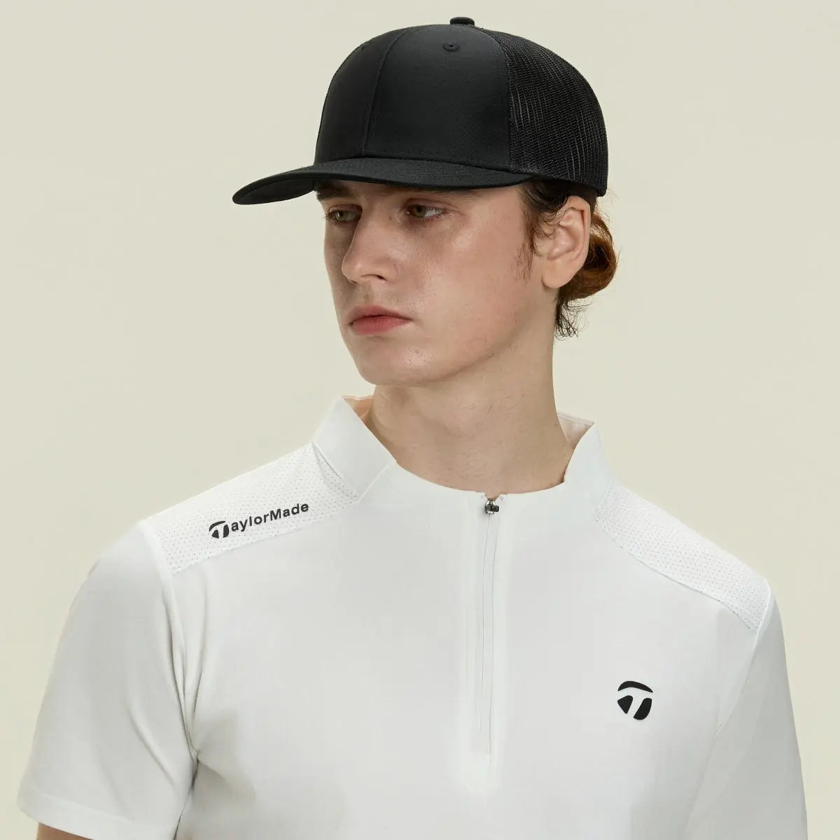 Wholesale Blank 6 Panel Mid Profile Structured Trucker Hat - 7018 Foremost Hat
