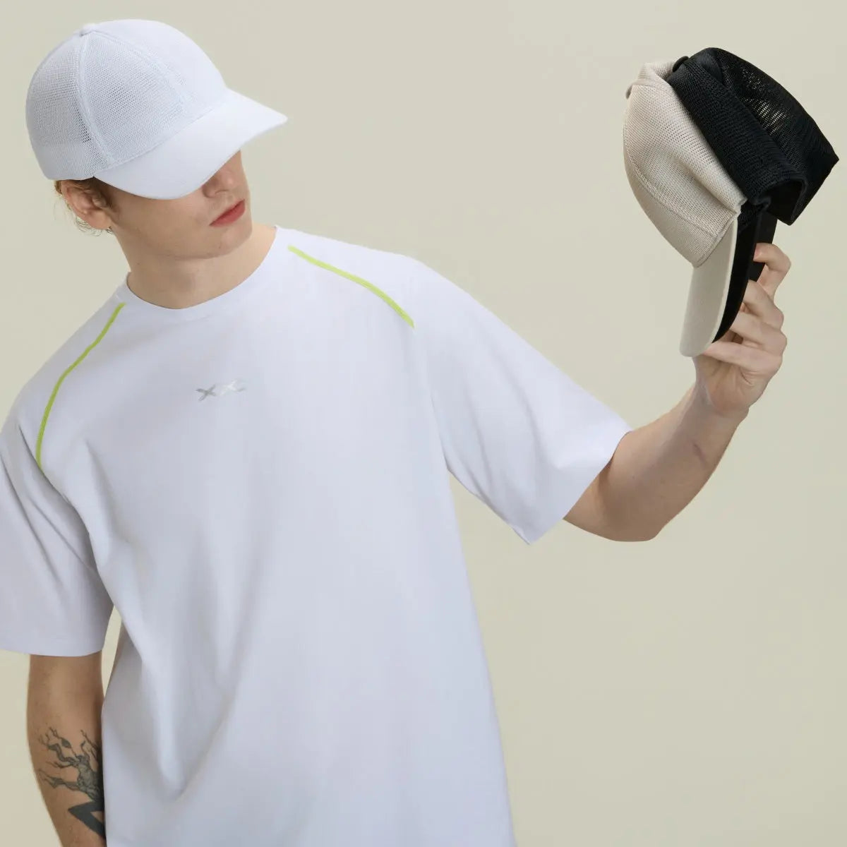 Blank Full Mesh 6 Panel Fitted Baseball Cap Wholesale - 6478 (Recycled) Foremost Hat