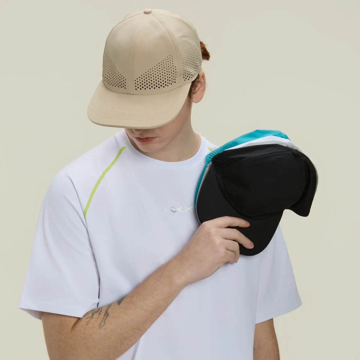 Blank 6 Panel Perforated Performance Dad Hat Wholesale - 6445 (Recycled) Foremost Hat