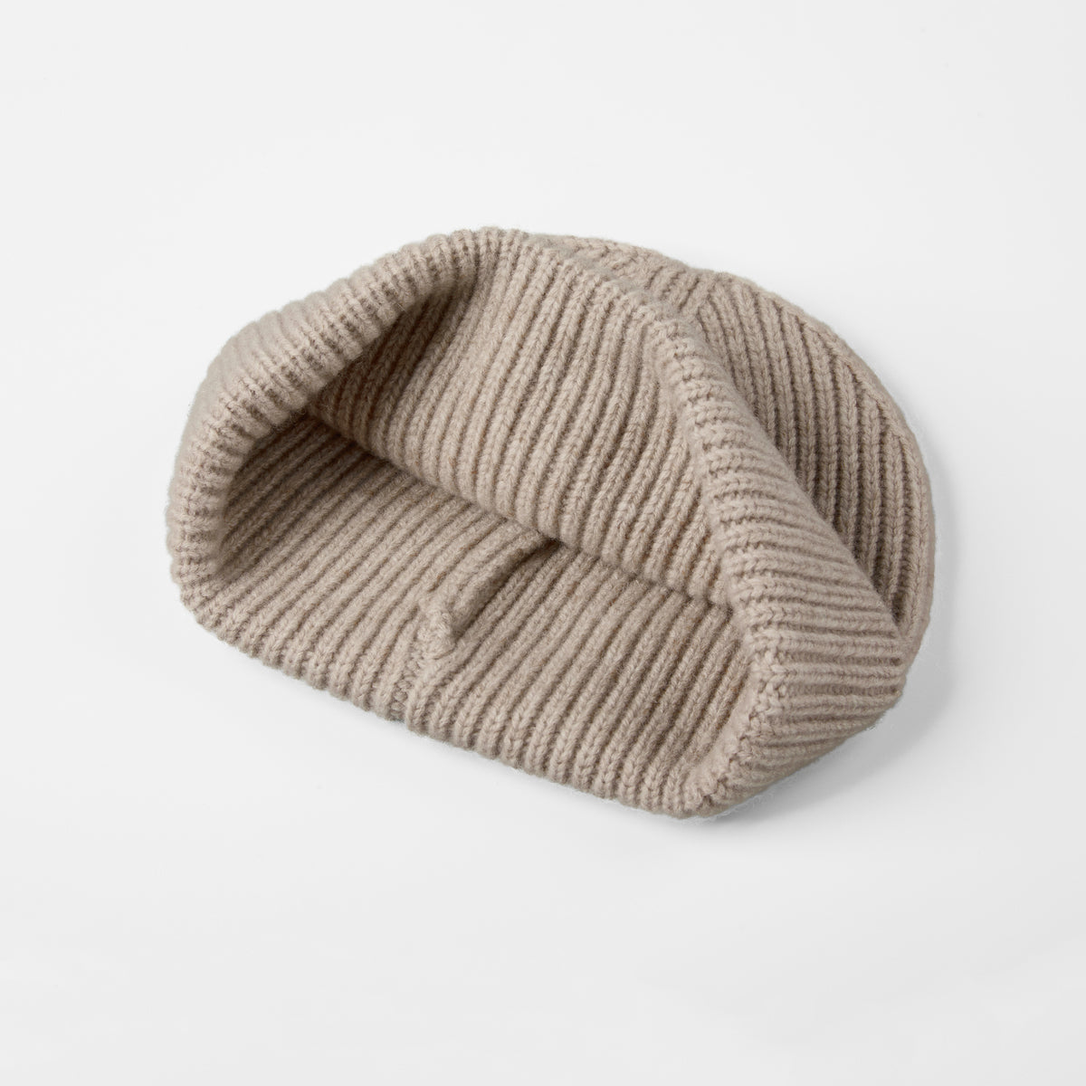 Blank 100% Merino Wool Short Fisherman Beanie Wholesale - 1281