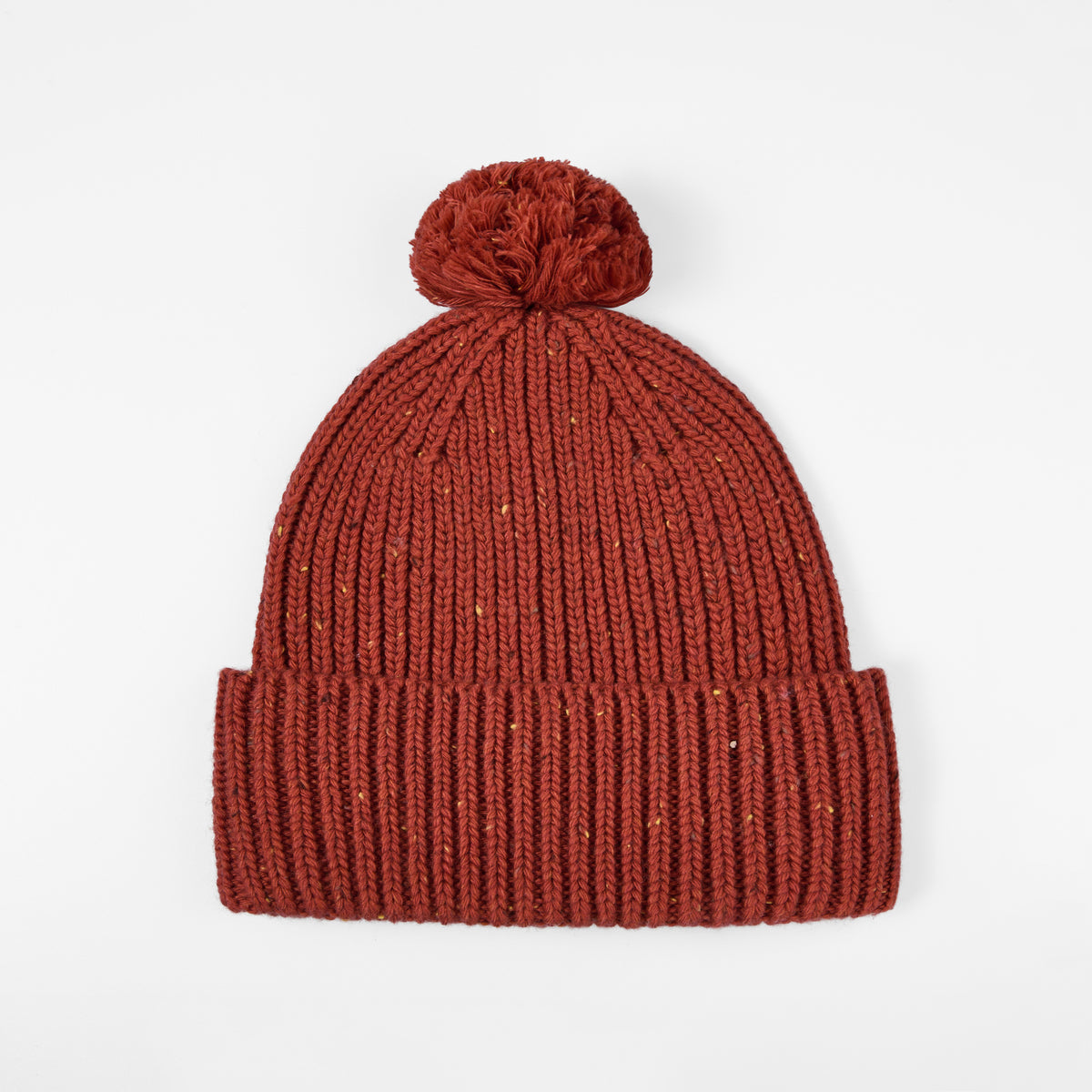 Blank Wool Flecked Pom Pom Beanie Wholesale - 1192