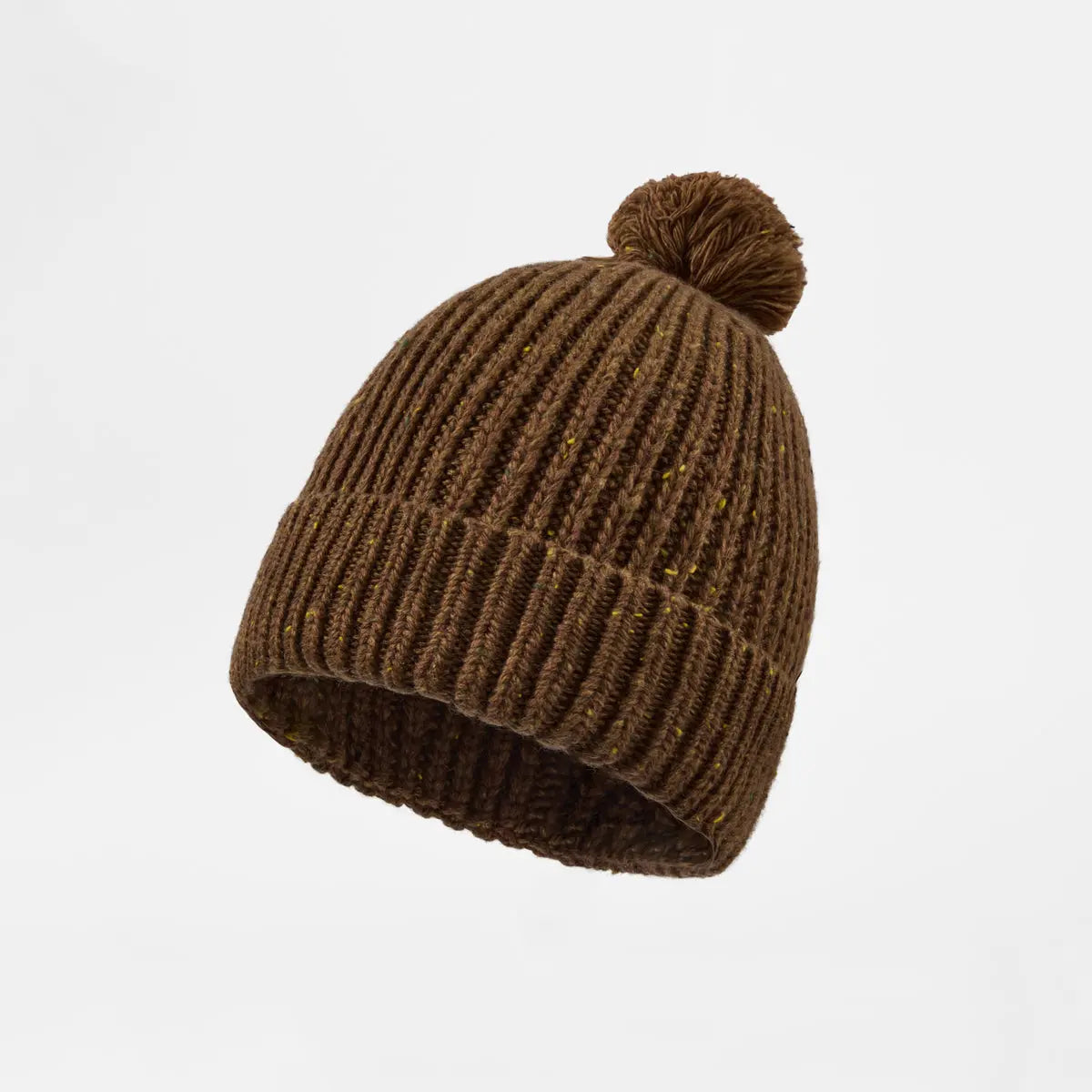 Blank Wool Flecked Pom Pom Beanie Wholesale - 1192