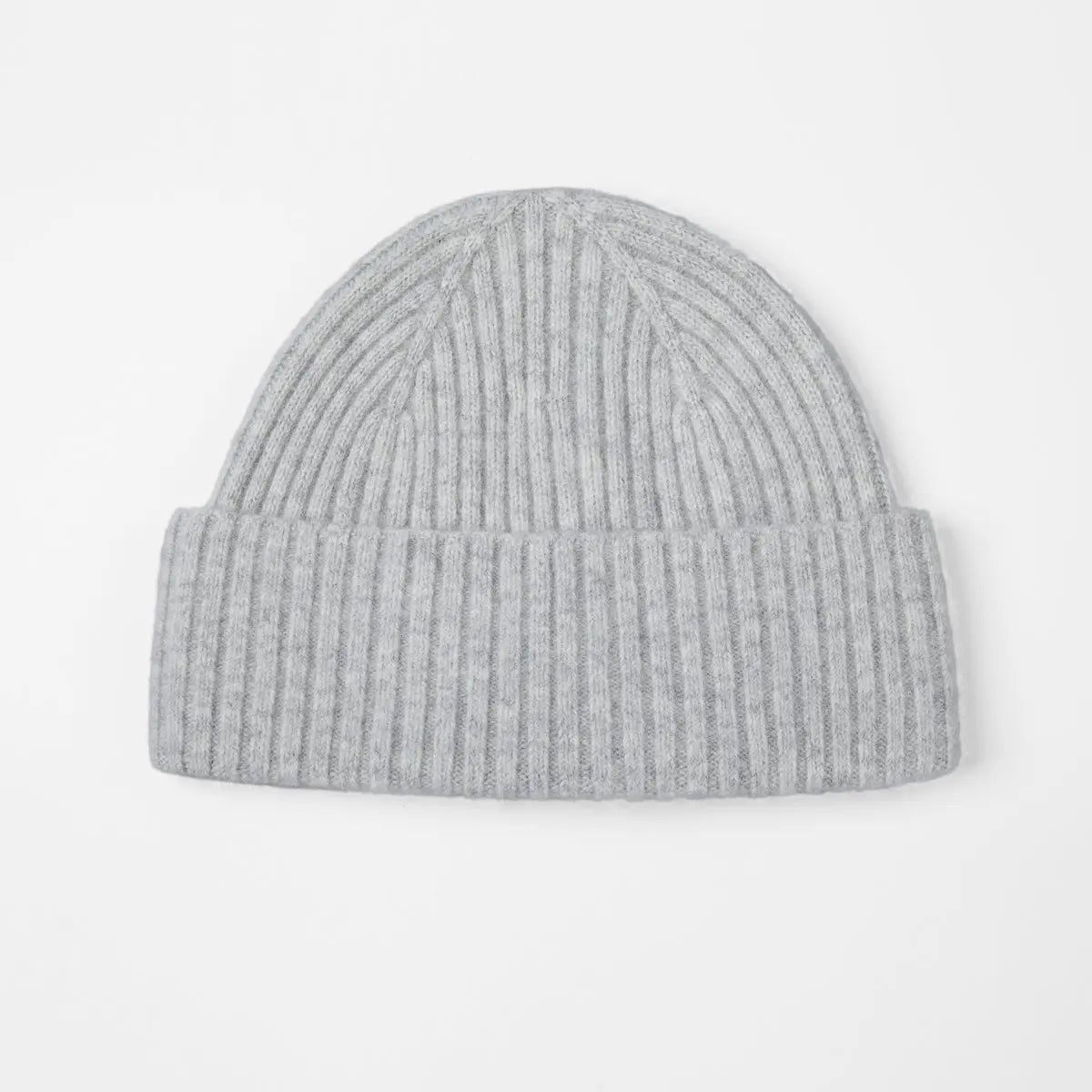 Blank Cuffed 100% Merino Wool Seamless Beanie Wholesale - 1224