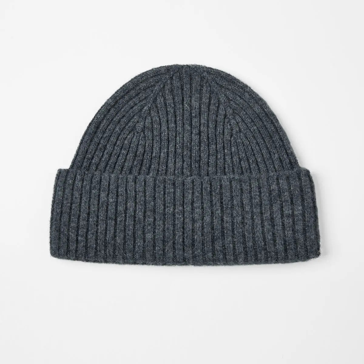 Blank Cuffed 100% Merino Wool Seamless Beanie Wholesale - 1224