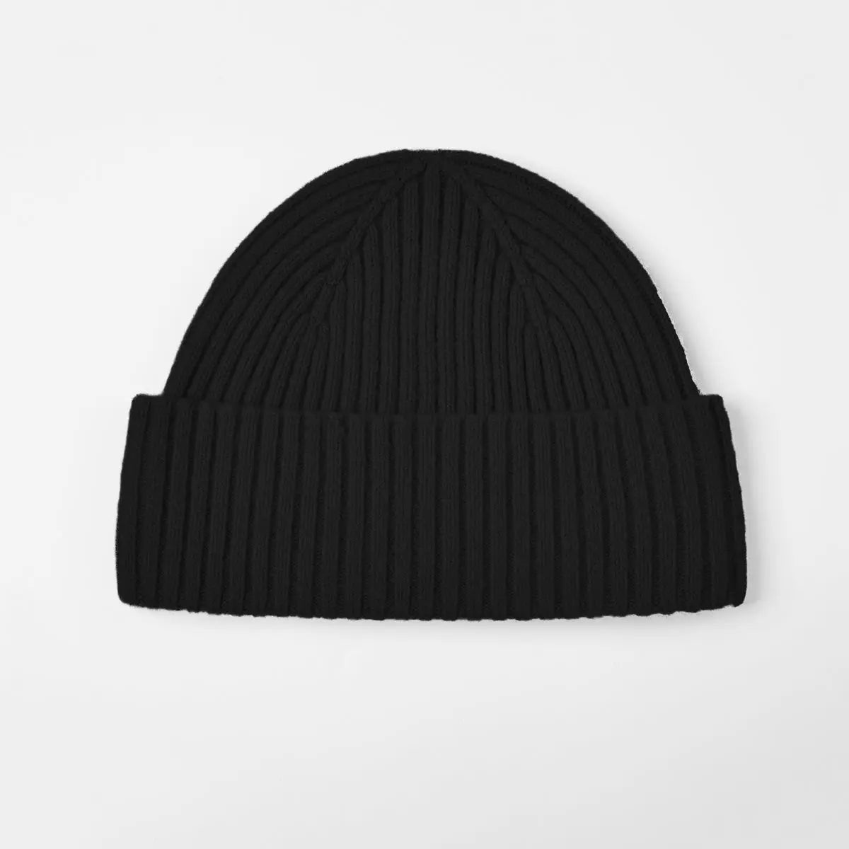 Blank Cuffed 100% Merino Wool Seamless Beanie Wholesale - 1224