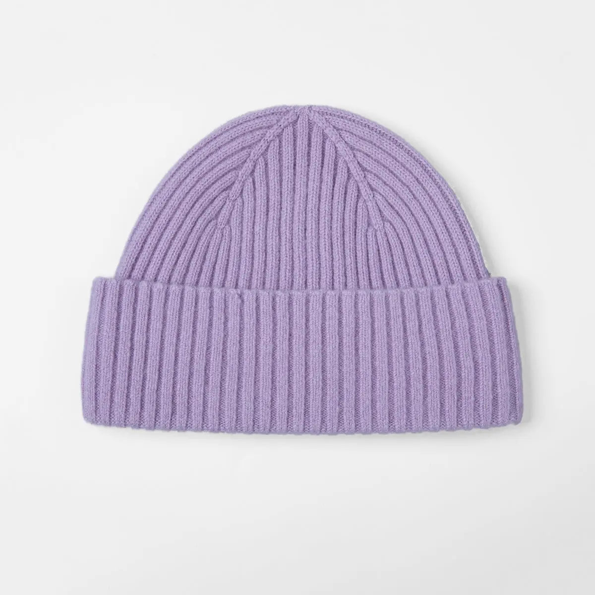 Blank Cuffed 100% Merino Wool Seamless Beanie Wholesale - 1224