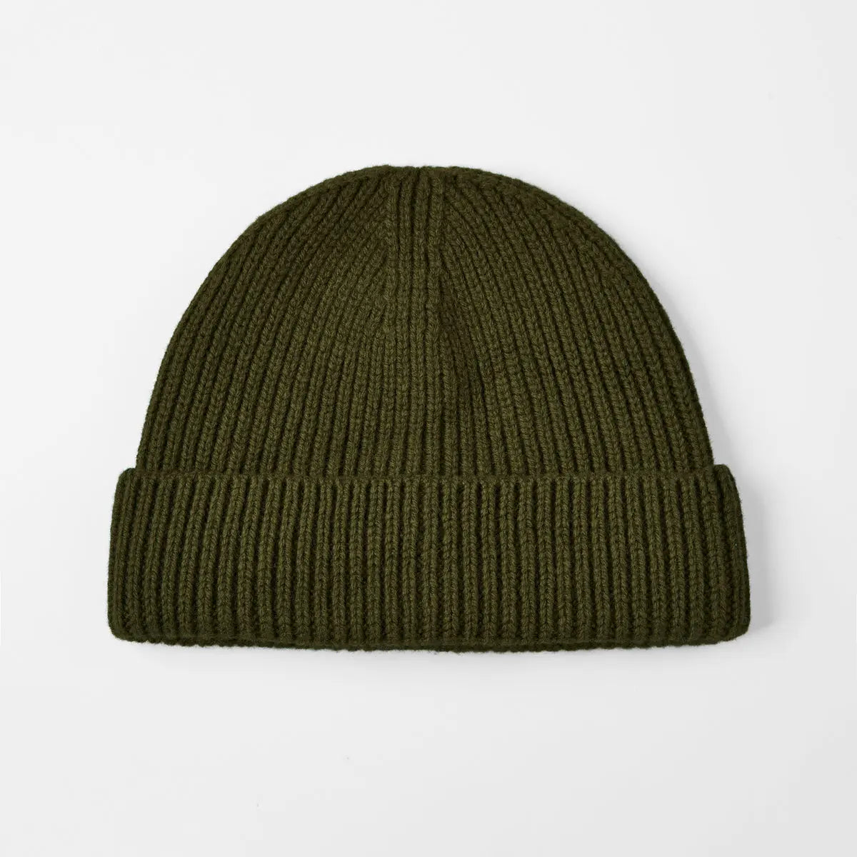 Blank 100% Merino Wool Short Fisherman Beanie Wholesale - 1281